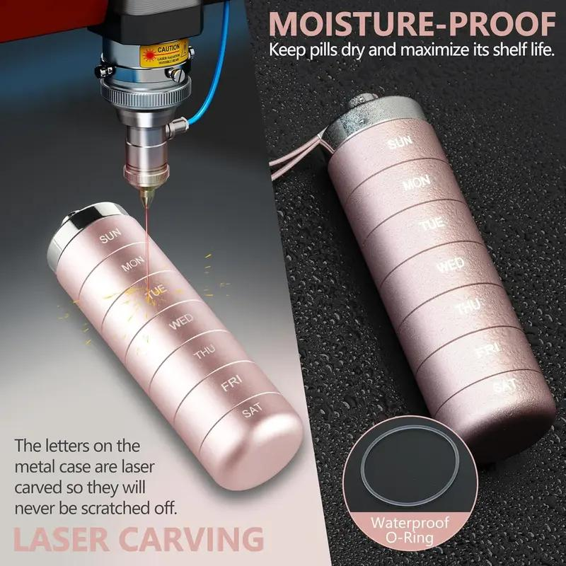 🚀 LIMITED OFFER 50% OFF – Shop Now! 🧳💊Metal Travel Pill Organizer